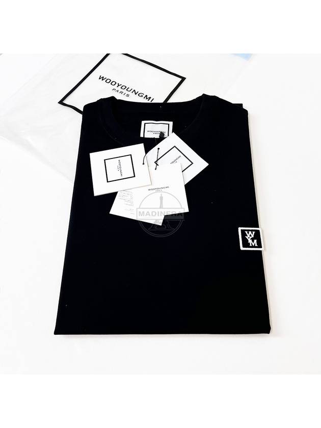 Cotton Back Logo T-Shirt Black - WOOYOUNGMI - BALAAN 9