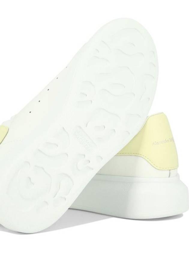 Oversized Yellow Tab Low Top Sneakers White - ALEXANDER MCQUEEN - BALAAN 8