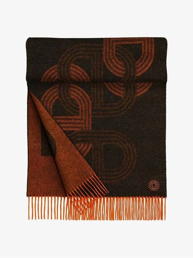 Circuit 24 Faubourg Muffler Anthracite Orange - HERMES - BALAAN 2