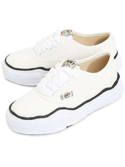 Baker OG Sole Canvas Low Top Sneakers White - MAISON MIHARA YASUHIRO - BALAAN 2