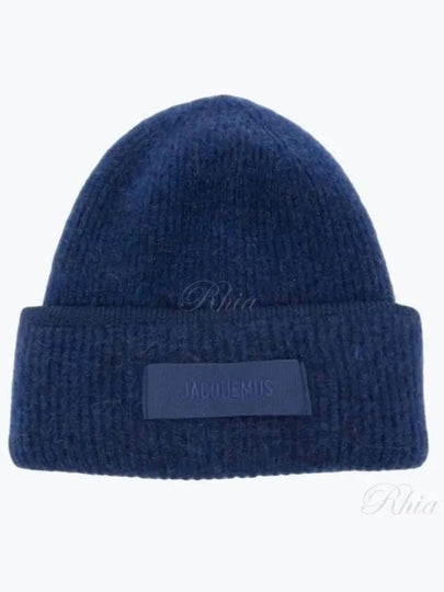 The Gros Grain Beanie Navy - JACQUEMUS - BALAAN 2