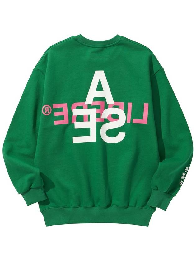 Crewneck Sweatshirt Green - LIBERE - BALAAN 3