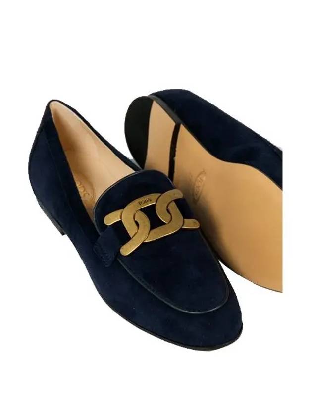 Women's Kate Suede Loafers Blue - TOD'S - BALAAN 4