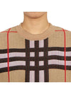 Vintage Check Crew Neck Knit Top Archive Beige - BURBERRY - BALAAN 7