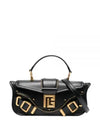 Leather Shoulder Bag Black - BALMAIN - BALAAN 2