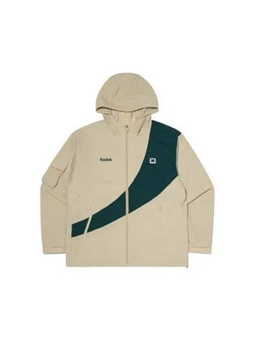 KODAK Apparel Color Chrome Hooded Jacket BEIGE - KODO - BALAAN 1