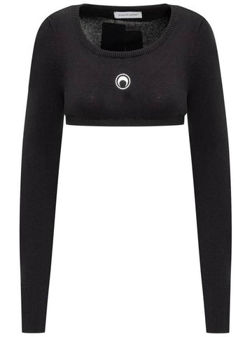 Marine Serre Ultra Cropped Sweater - MARINE SERRE - BALAAN 1