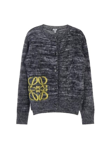 Anagram Wool Cardigan Grey - LOEWE - BALAAN 1