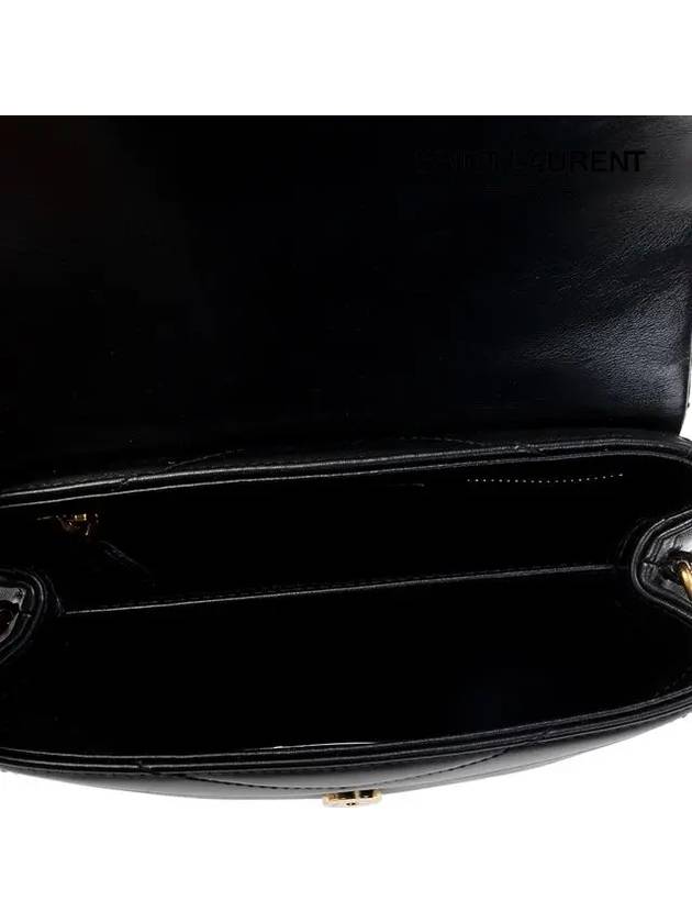 Loulou Toy Matelasse Shoulder Bag Black - SAINT LAURENT - BALAAN 5