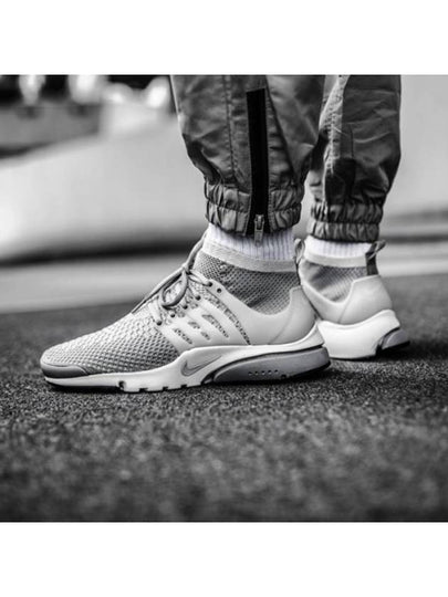 Air Presto Fly Knit Ultra Low Top Sneakers Grey - NIKE - BALAAN 2