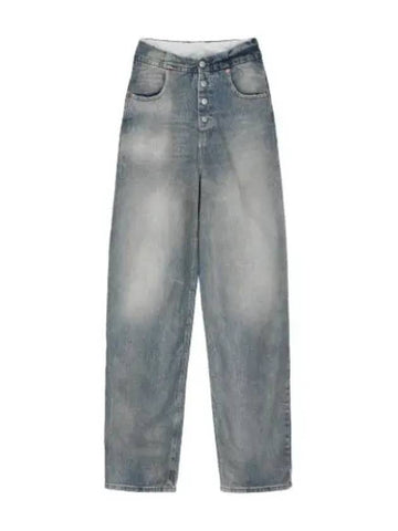 MM6 high waist denim pants blue jeans - MAISON MARGIELA - BALAAN 1