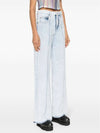 Noldy Denim Wide Jeans Light Blue - ISABEL MARANT - BALAAN 4