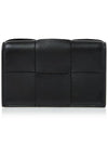 Intrecciato Flap Card Wallet Black - BOTTEGA VENETA - BALAAN 2