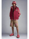 Teddy Zip-Up Jacket White Pink - MONCLER - BALAAN 9