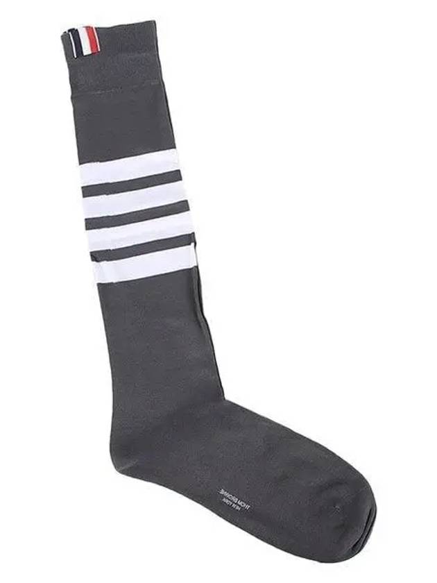 4 Bar Stripe Socks Deep Grey - THOM BROWNE - BALAAN 2