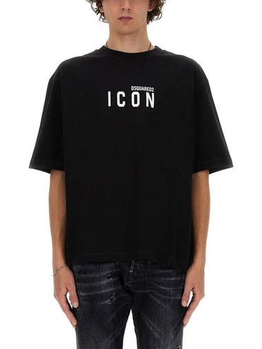 Dsquared2 Logo Print T-Shirt - DSQUARED2 - BALAAN 1