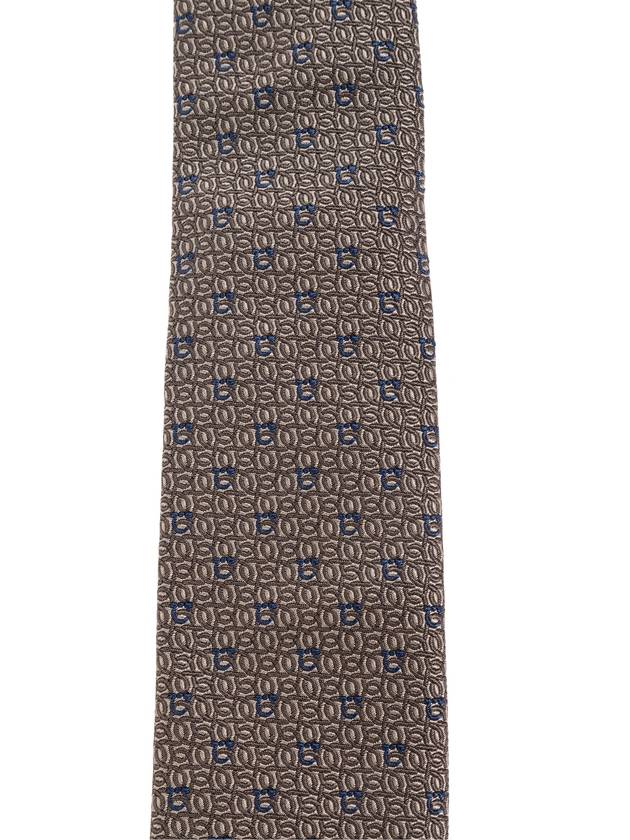 FERRAGAMO Silk Tie, Men's, Beige - SALVATORE FERRAGAMO - BALAAN 3