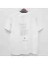 24SS Kwaietto Logo Print Short Sleeve T-Shirt White 2419971011600 001 - MAX MARA - BALAAN 3