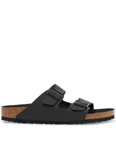 Arizona Double Buckle Slippers Black - BIRKENSTOCK - BALAAN 2