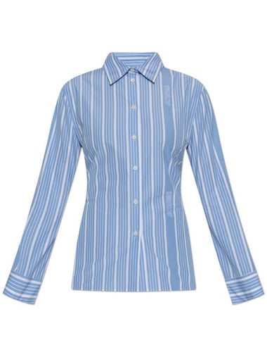 Jacquemus Shirt With Logo, Women's, Blue - JACQUEMUS - BALAAN 1