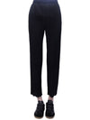 Pleated Crop Pants Black - ISSEY MIYAKE - BALAAN 2