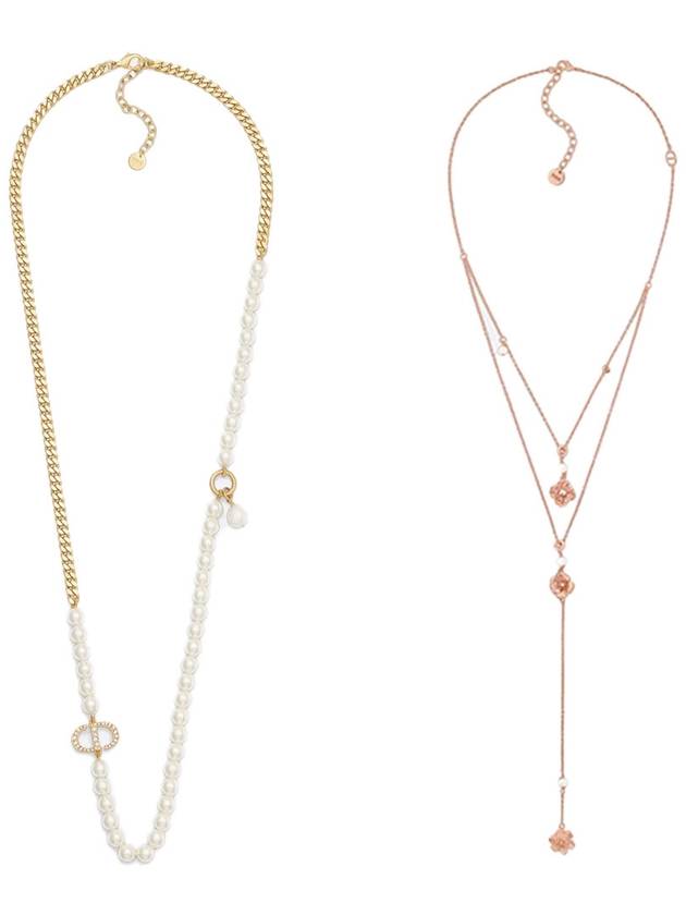 30 Montaigne Long Necklace Gold - DIOR - BALAAN 2