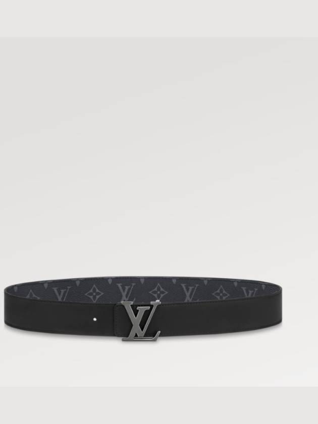 LV Initiales 40MM Reversible Leather Belt Black - LOUIS VUITTON - BALAAN 4