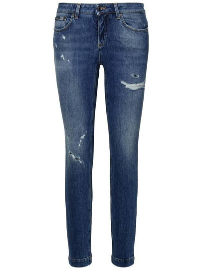 Denim Straight Pants FTAH7D G8KR0S9001 Blue - DOLCE&GABBANA - BALAAN 2