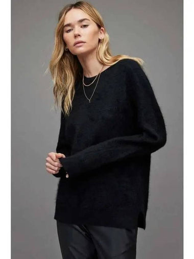 Chrissy Cashmere Knit WK095V 5 Black - ALLSAINTS - BALAAN 1