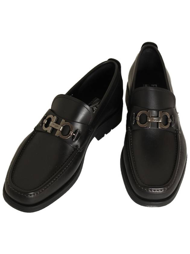 Men's David Gancini Loafers Black - SALVATORE FERRAGAMO - BALAAN 8