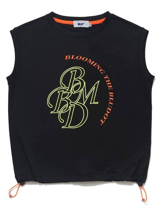 Artwork printing sleeveless t-shirtBK - BLUDOT - BALAAN 2