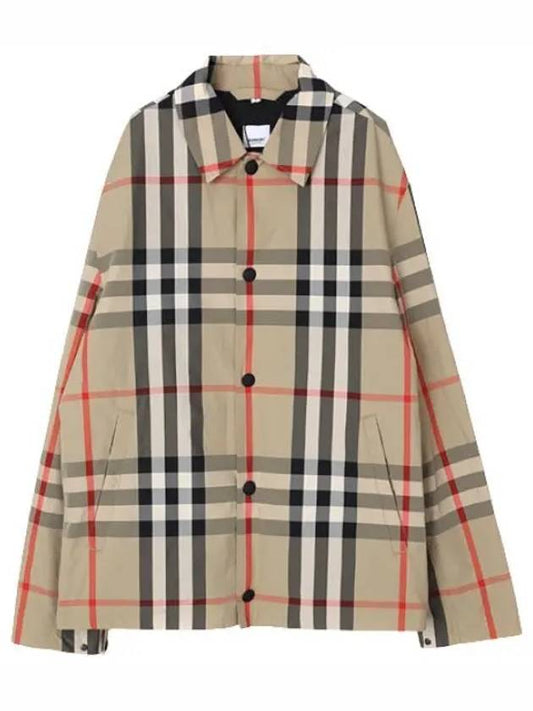 Checked nylon jacket men s - BURBERRY - BALAAN 1