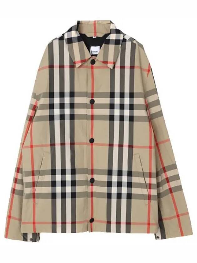 Check nylon jacket - BURBERRY - BALAAN 1