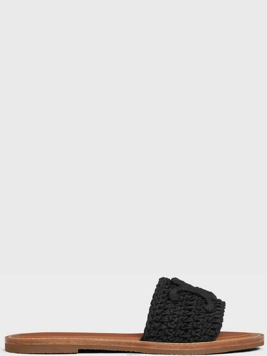 Limpia Mule Triomphe Knit Cotton - CELINE - BALAAN 2