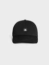 Eyewear Triomphe Embroidery Cotton Ball Cap Black - CELINE - BALAAN 5