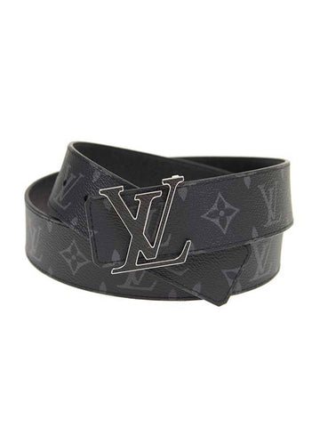 LV Eclipse Monogram Initial 40MM Reversible Belt 90CM Black - LOUIS VUITTON - BALAAN.