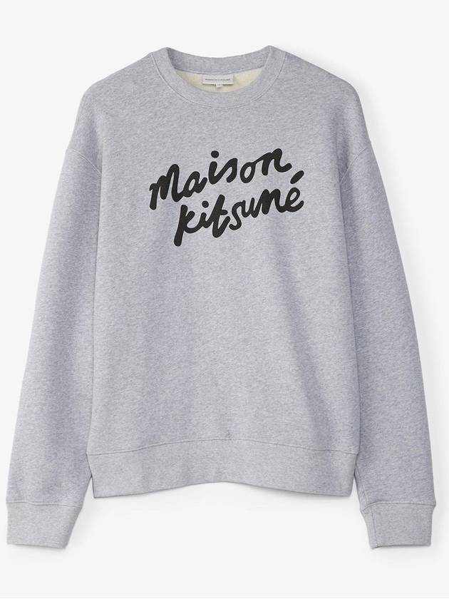 Logo Print Sweatshirt Grey - MAISON KITSUNE - BALAAN 2