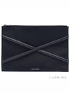 Harness Nylon Clutch Bag Black - ALEXANDER MCQUEEN - BALAAN.