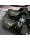 CC Logo Velcro Sandals Black - CHANEL - BALAAN 6