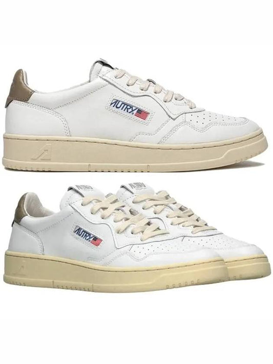 Men's Medalist Leather Low Top Sneakers White - AUTRY - BALAAN 2