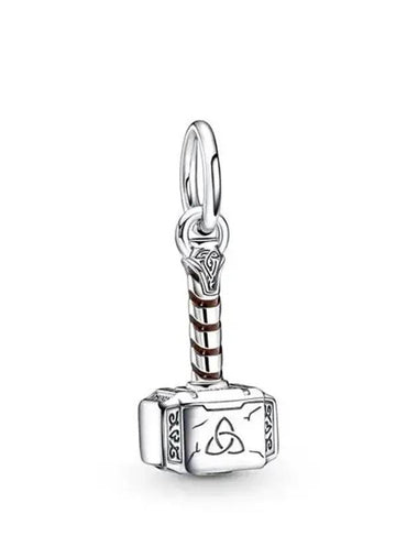 Thor Hammer Dangle Charm Silver - PANDORA - BALAAN 1