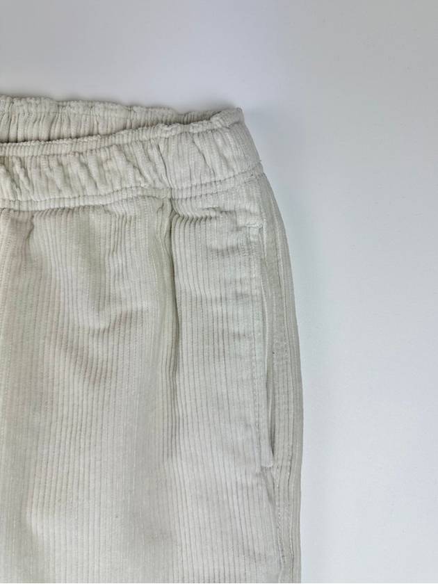 Wide Whale Cord Beach Corduroy Track Pants Bone - STUSSY - BALAAN 3