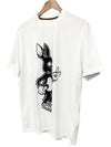 Rabbit Print Round Neck Cotton Short Sleeve T-Shirt White - PAUL SMITH - BALAAN 4