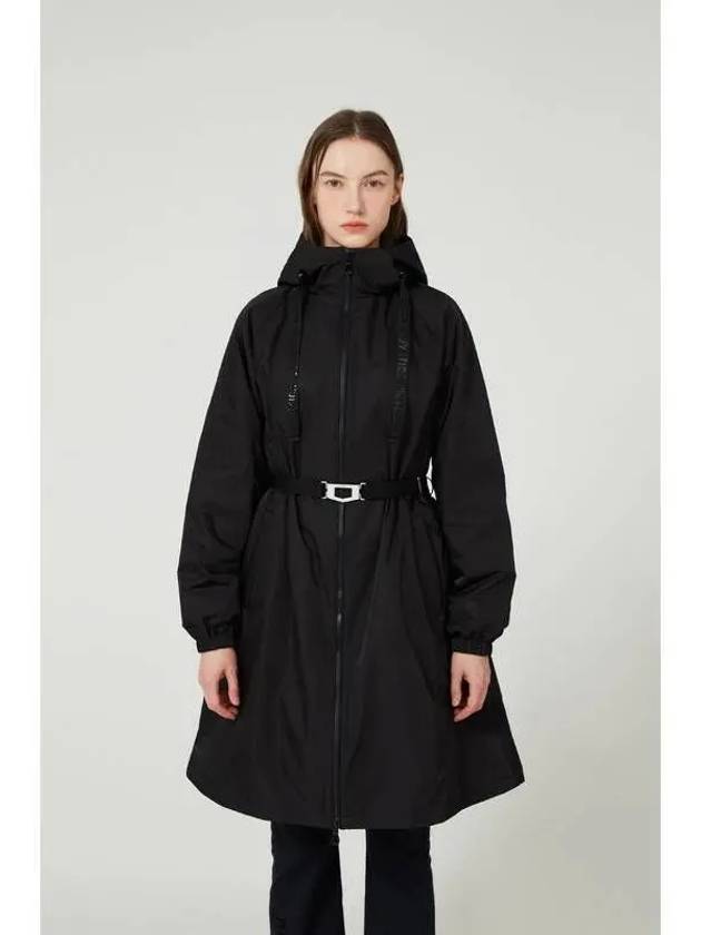 Lianori N Black Women s Long Down Jacket - DUVETICA - BALAAN 1