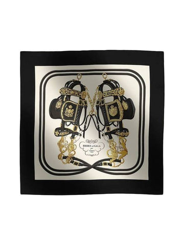 Brides de Gala Forever Silk Scarf Noir - HERMES - BALAAN 1