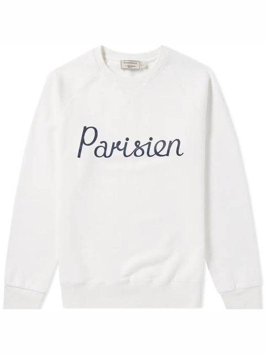 Parisien Logo Sweatshirt Latte - MAISON KITSUNE - BALAAN 2