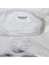 ZEWEL Linen Silver Logo Short Sleeve T-Shirt White TS0001FA A1N10E 20WH - ISABEL MARANT ETOILE - BALAAN 5