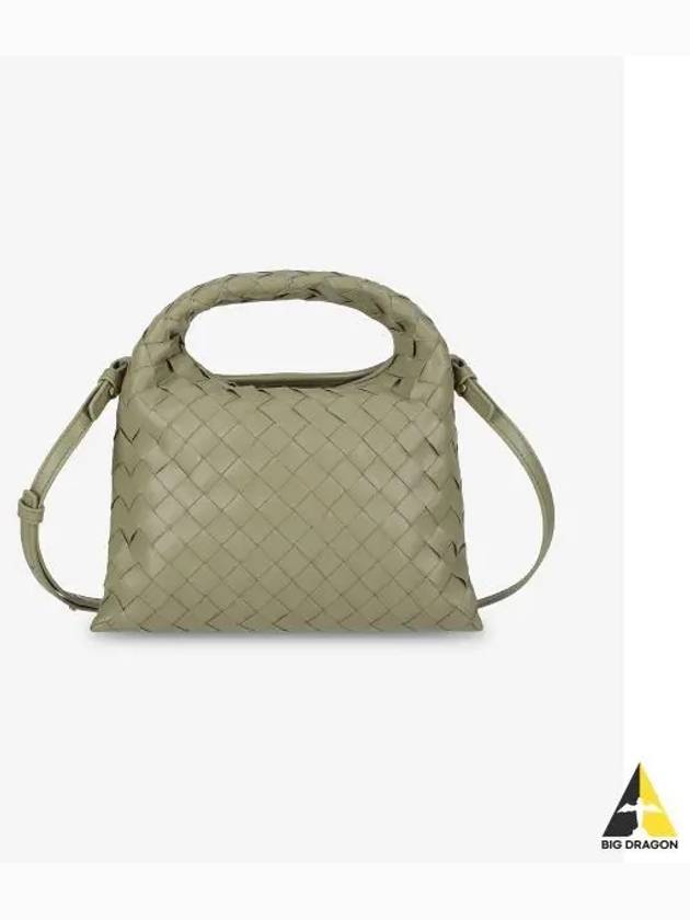 Intrecciato Mini Hop Tote Travertine - BOTTEGA VENETA - BALAAN 2