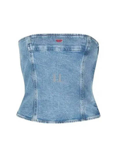 De-Ville Denim Sleeveless Light Blue - DIESEL - BALAAN 2