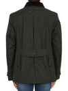 Men's Waxed Cotton Jacket Dark Green - MAISON MARGIELA - BALAAN 7